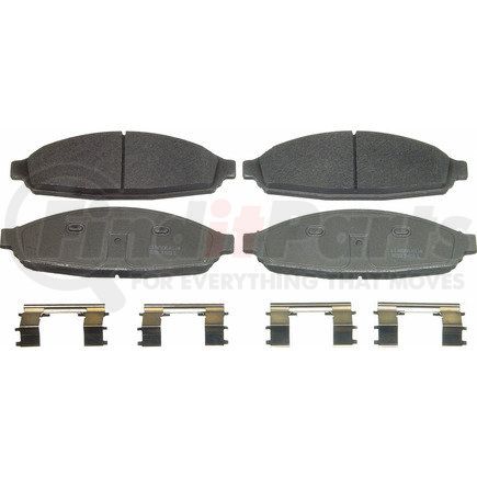 MX931 by WAGNER - Wagner Brake ThermoQuiet MX931 Semi-Metallic Disc Brake Pad Set