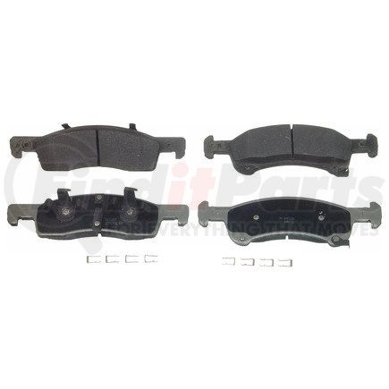 MX934 by WAGNER - Wagner Brake ThermoQuiet MX934 Semi-Metallic Disc Brake Pad Set