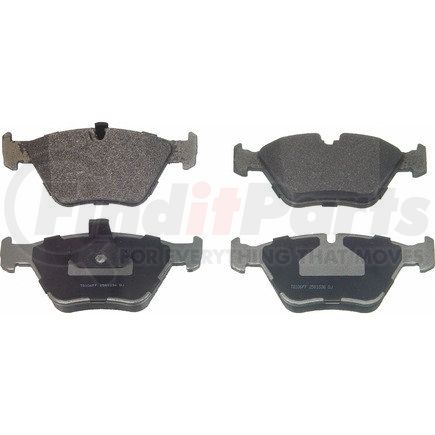 MX947 by WAGNER - Wagner Brake ThermoQuiet MX947 Semi-Metallic Disc Brake Pad Set