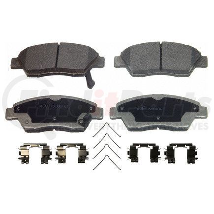 MX948 by WAGNER - Wagner Brake ThermoQuiet MX948 Semi-Metallic Disc Brake Pad Set