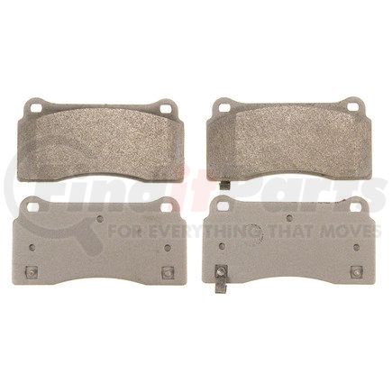 MX968 by WAGNER - Wagner Brake ThermoQuiet MX968 Semi-Metallic Disc Brake Pad Set