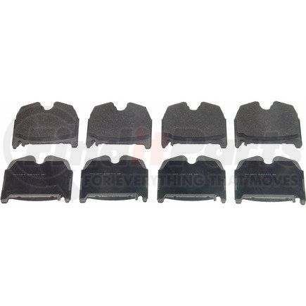 MX983 by WAGNER - Wagner Brake ThermoQuiet MX983 Semi-Metallic Disc Brake Pad Set