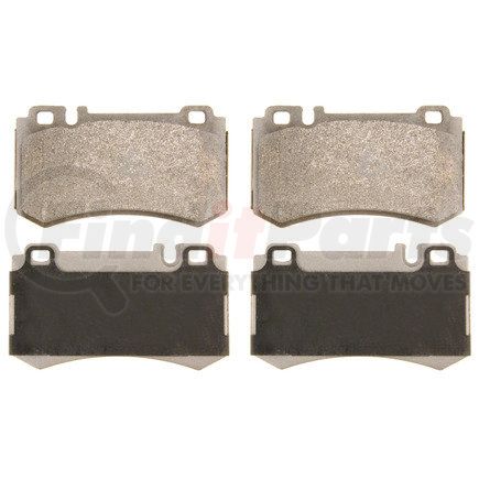 MX984A by WAGNER - Wagner Brake ThermoQuiet MX984A Semi-Metallic Disc Brake Pad Set