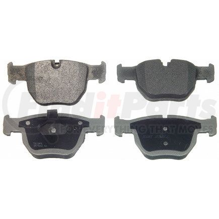 MX992 by WAGNER - Wagner Brake ThermoQuiet MX992 Semi-Metallic Disc Brake Pad Set