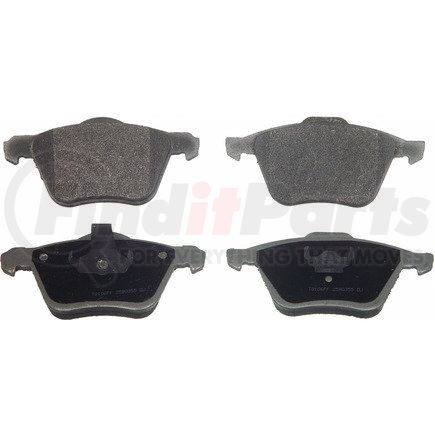 MX979 by WAGNER - Wagner Brake ThermoQuiet MX979 Semi-Metallic Disc Brake Pad Set