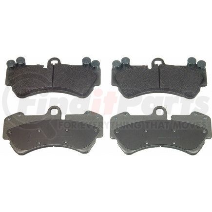 MX1007 by WAGNER - Wagner Brake ThermoQuiet MX1007 Semi-Metallic Disc Brake Pad Set