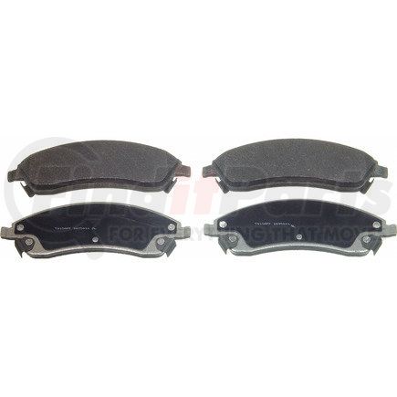 MX1019A by WAGNER - Wagner Brake ThermoQuiet MX1019A Semi-Metallic Disc Brake Pad Set