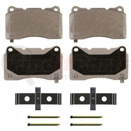 MX1050A by WAGNER - Wagner Brake ThermoQuiet MX1050A Semi-Metallic Disc Brake Pad Set