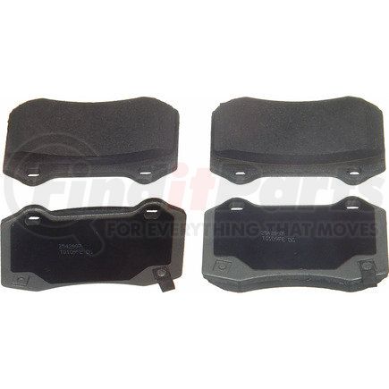 MX1053 by WAGNER - Wagner Brake ThermoQuiet MX1053 Semi-Metallic Disc Brake Pad Set