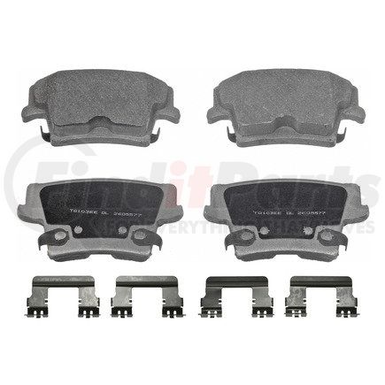MX1057 by WAGNER - Wagner Brake ThermoQuiet MX1057 Semi-Metallic Disc Brake Pad Set