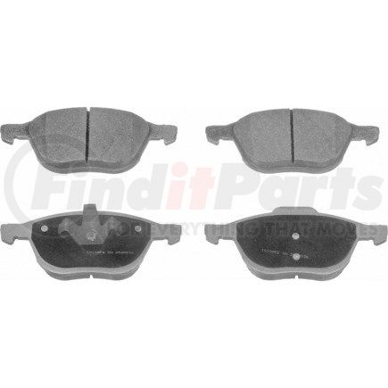 MX1044 by WAGNER - Wagner Brake ThermoQuiet MX1044 Semi-Metallic Disc Brake Pad Set
