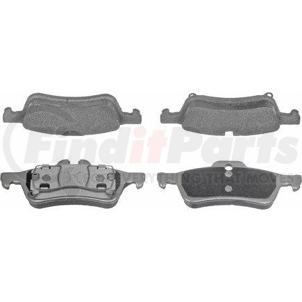 MX1060 by WAGNER - Wagner Brake ThermoQuiet MX1060 Semi-Metallic Disc Brake Pad Set