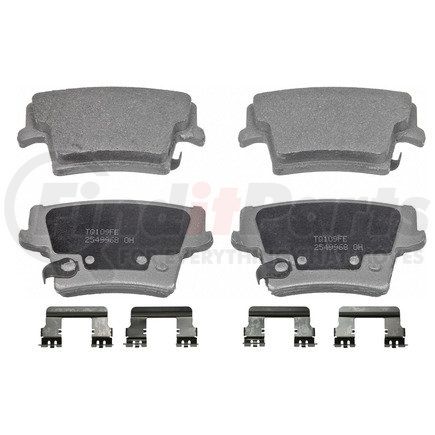 MX1057B by WAGNER - Wagner Brake ThermoQuiet MX1057B Semi-Metallic Disc Brake Pad Set