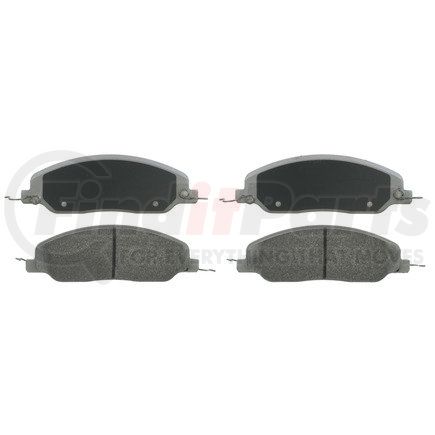 MX1081 by WAGNER - Wagner Brake ThermoQuiet MX1081 Semi-Metallic Disc Brake Pad Set