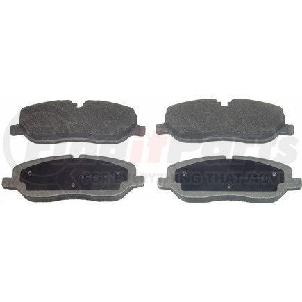 MX1098 by WAGNER - Wagner Brake ThermoQuiet MX1098 Semi-Metallic Disc Brake Pad Set