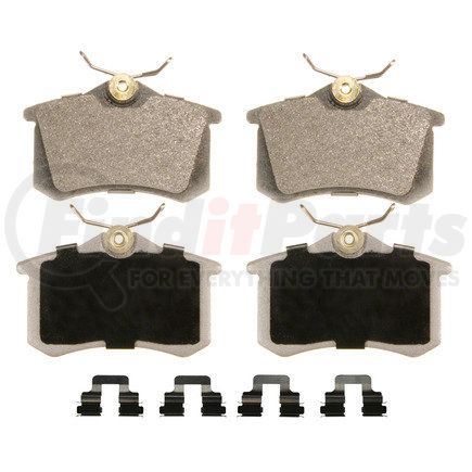 MX1112 by WAGNER - Wagner Brake ThermoQuiet MX1112 Semi-Metallic Disc Brake Pad Set