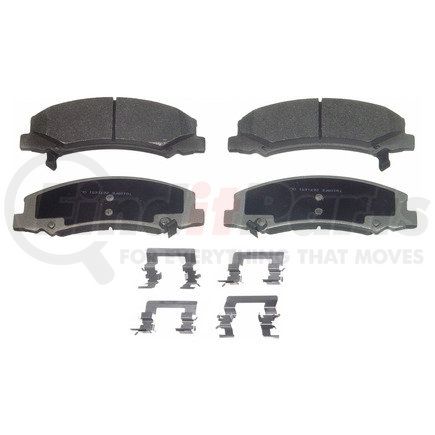 MX1159 by WAGNER - Wagner Brake ThermoQuiet MX1159 Semi-Metallic Disc Brake Pad Set