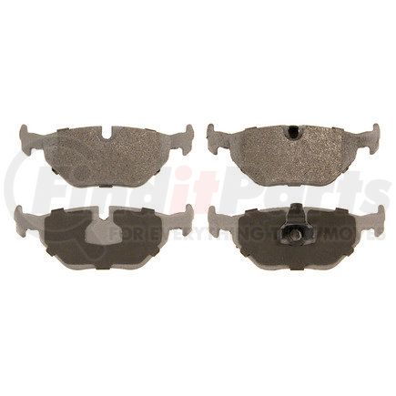 MX1239 by WAGNER - Wagner Brake ThermoQuiet MX1239 Semi-Metallic Disc Brake Pad Set