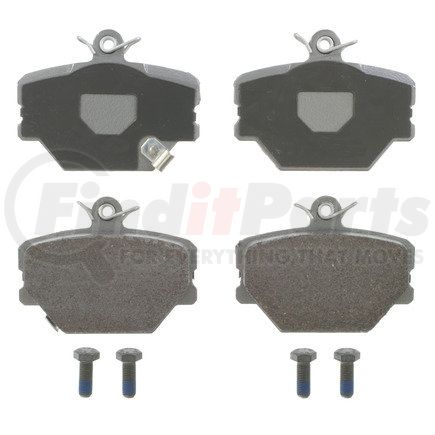 MX1252 by WAGNER - Wagner Brake ThermoQuiet MX1252 Semi-Metallic Disc Brake Pad Set