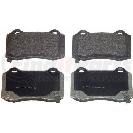 MX1270 by WAGNER - Wagner Brake ThermoQuiet MX1270 Semi-Metallic Disc Brake Pad Set