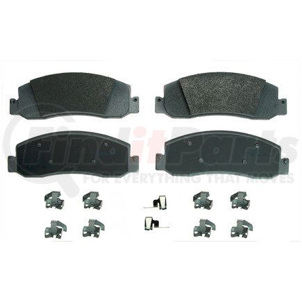 MX1333A by WAGNER - Wagner Brake ThermoQuiet MX1333A Semi-Metallic Disc Brake Pad Set