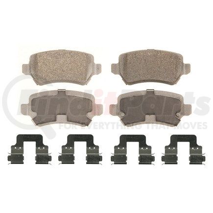 MX1362 by WAGNER - Wagner Brake ThermoQuiet MX1362 Semi-Metallic Disc Brake Pad Set