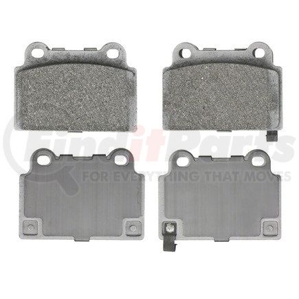 MX1368 by WAGNER - Wagner Brake ThermoQuiet MX1368 Semi-Metallic Disc Brake Pad Set