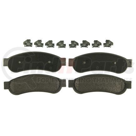 MX1334A by WAGNER - Wagner Brake ThermoQuiet MX1334A Semi-Metallic Disc Brake Pad Set