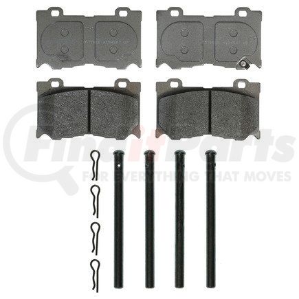 MX1346 by WAGNER - Wagner Brake ThermoQuiet MX1346 Semi-Metallic Disc Brake Pad Set