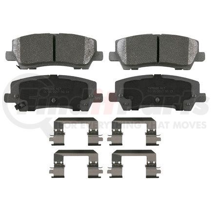 Wagner MX1810 Disc Brake Pad Set Wagner Brake ThermoQuiet MX1810 Semi-Metallic Disc Brake Pad Set