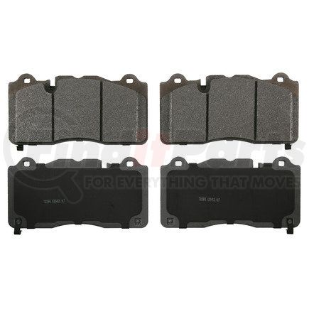 MX1835 by WAGNER - Wagner Brake ThermoQuiet MX1835 Semi-Metallic Disc Brake Pad Set