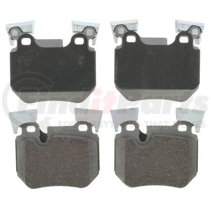 MX1372 by WAGNER - Wagner Brake ThermoQuiet MX1372 Semi-Metallic Disc Brake Pad Set