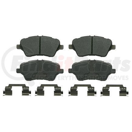 MX1730 by WAGNER - Wagner Brake ThermoQuiet MX1730 Semi-Metallic Disc Brake Pad Set