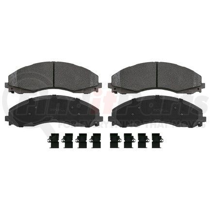 MX2018A by WAGNER - Wagner Brake ThermoQuiet MX2018A Semi-Metallic Disc Brake Pad Set