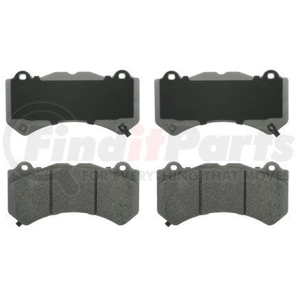 MX1405 by WAGNER - Wagner Brake ThermoQuiet MX1405 Semi-Metallic Disc Brake Pad Set