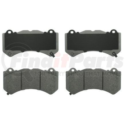 MX1405 by WAGNER - Wagner Brake ThermoQuiet MX1405 Semi-Metallic Disc Brake Pad Set