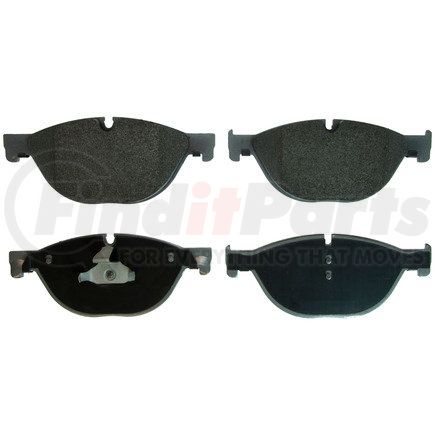 MX1409 by WAGNER - Wagner Brake ThermoQuiet MX1409 Semi-Metallic Disc Brake Pad Set
