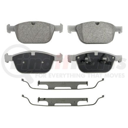 Wagner MX1412 Disc Brake Pad Set Wagner Brake ThermoQuiet MX1412 Semi-Metallic Disc Brake Pad Set