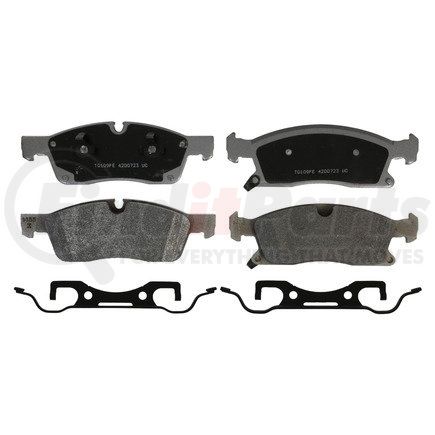 MX1455A by WAGNER - Wagner Brake ThermoQuiet MX1455A Semi-Metallic Disc Brake Pad Set