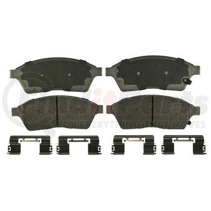 MX1422 by WAGNER - Wagner Brake ThermoQuiet MX1422 Semi-Metallic Disc Brake Pad Set