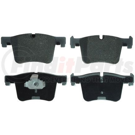 MX1561 by WAGNER - Wagner Brake ThermoQuiet MX1561 Semi-Metallic Disc Brake Pad Set