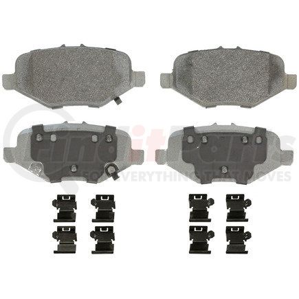 MX1612 by WAGNER - Wagner Brake ThermoQuiet MX1612 Semi-Metallic Disc Brake Pad Set