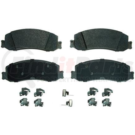 MX1631 by WAGNER - Wagner Brake ThermoQuiet MX1631 Semi-Metallic Disc Brake Pad Set