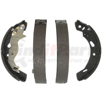 PAB984 by WAGNER - ThermoQuiet Drum Brake Shoe Set