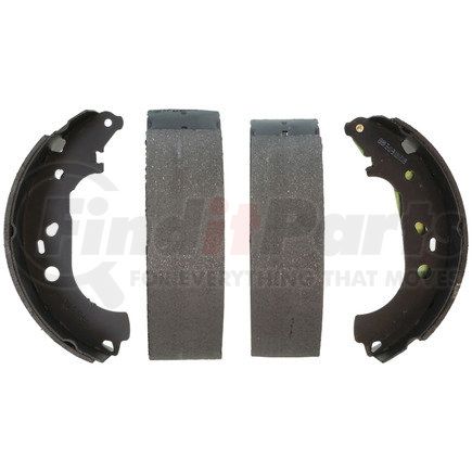 PAB974 by WAGNER - ThermoQuiet Drum Brake Shoe Set