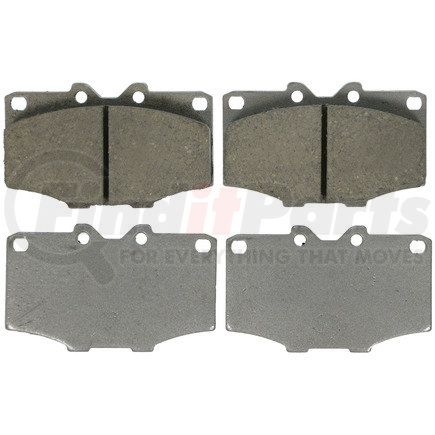 PD137 by WAGNER - Wagner Brake ThermoQuiet PD137 Ceramic Disc Brake Pad Set