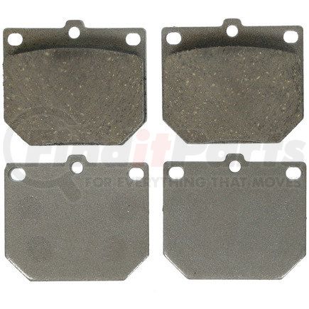 PD161 by WAGNER - Wagner Brake ThermoQuiet PD161 Ceramic Disc Brake Pad Set