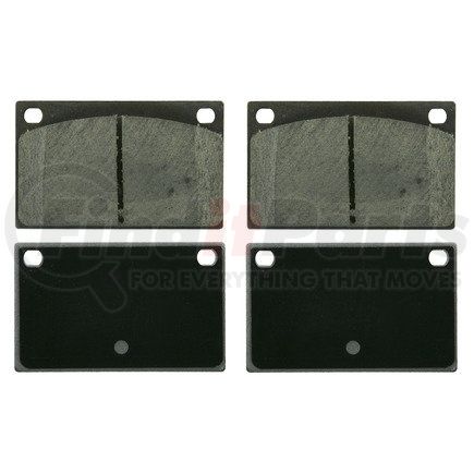 PD43A by WAGNER - Wagner Brake ThermoQuiet PD43A Ceramic Disc Brake Pad Set