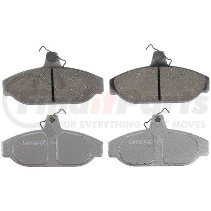 PD255 by WAGNER - Wagner Brake ThermoQuiet PD255 Disc Brake Pad Set