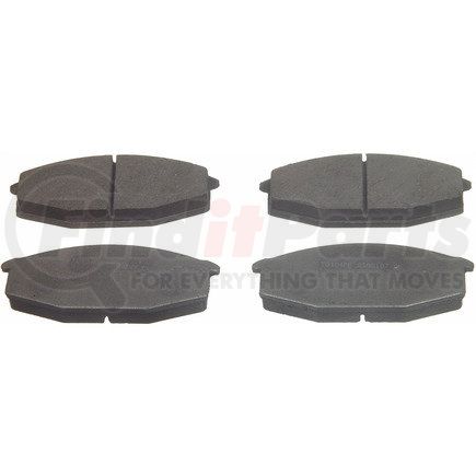 PD166 by WAGNER - Wagner Brake ThermoQuiet PD166 Ceramic Disc Brake Pad Set